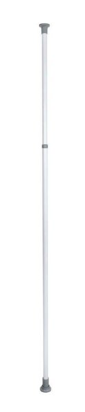 WENKO Herkules Teleskopstange für Garderobensystem weiß, grau 7,5 x 7,5 x 165,0 - 300,0 cm