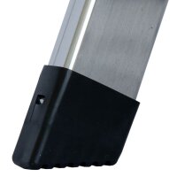 KRAUSE Stehleiter einseitig CORDA silber 7 Stufen, H: 220,0 cm