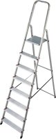 KRAUSE Stehleiter einseitig CORDA silber 8 Stufen, H:...