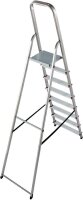 KRAUSE Stehleiter einseitig CORDA silber 8 Stufen, H:...