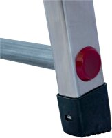 KRAUSE Stehleiter einseitig CORDA silber 8 Stufen, H: 240,0 cm