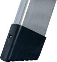KRAUSE Stehleiter einseitig CORDA silber 8 Stufen, H: 240,0 cm