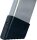 KRAUSE Stehleiter einseitig CORDA silber 8 Stufen, H: 240,0 cm
