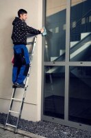 KRAUSE Anlegeleiter CORDA silber 8 Sprossen, H: 225,0 cm