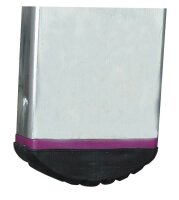KRAUSE Anlegeleiter CORDA silber 10 Sprossen, H: 280,0 cm