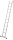 KRAUSE Anlegeleiter CORDA silber 11 Sprossen, H: 310,0 cm