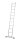 KRAUSE Anlegeleiter CORDA silber 11 Sprossen, H: 310,0 cm