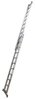 KRAUSE Vielzweckleiter CORDA silber 2x 11 Sprossen, H: 310,0 cm