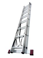 KRAUSE Vielzweckleiter CORDA silber 2x 8 Sprossen, H: 225,0 cm