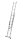 KRAUSE Vielzweckleiter CORDA silber 2x 8 Sprossen, H: 225,0 cm