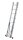 KRAUSE Vielzweckleiter CORDA silber 2x 8 Sprossen, H: 225,0 cm