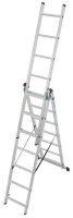 KRAUSE Vielzweckleiter CORDA silber 3x 7 Sprossen, H:...