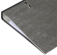 Grüner Balken Ordner schwarz marmoriert Karton 5,0 cm DIN A4, 1 St.