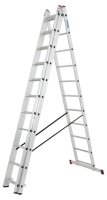 KRAUSE Vielzweckleiter CORDA silber 3x 11 Sprossen, H:...