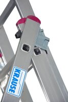 KRAUSE Vielzweckleiter CORDA silber 3x 11 Sprossen, H: 610,0 cm