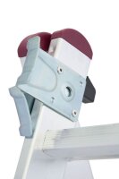 KRAUSE Vielzweckleiter CORDA silber 3x 11 Sprossen, H: 610,0 cm