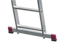 KRAUSE Vielzweckleiter CORDA silber 3x 11 Sprossen, H: 610,0 cm