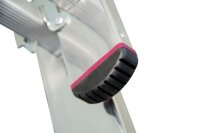 KRAUSE Vielzweckleiter CORDA silber 3x 11 Sprossen, H: 610,0 cm
