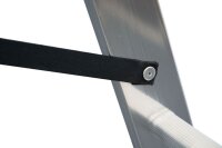 KRAUSE Vielzweckleiter CORDA silber 3x 11 Sprossen, H: 610,0 cm