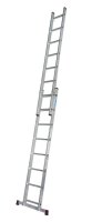 KRAUSE Schiebeleiter CORDA silber 2x 8 Sprossen, H: 225,0 cm