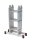 KRAUSE Gelenkleiter CORDA silber 4x 3 Sprossen, H: 100,0 cm