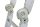 KRAUSE Gelenkleiter CORDA silber 4x 3 Sprossen, H: 100,0 cm