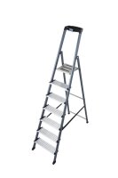 KRAUSE Stehleiter einseitig Securo schwarz 7 Stufen, H:...