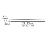 WENKO Metall Teleskop-Duschvorhangschiene Era Chrom  ( 24503100 )