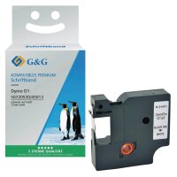 G&G Schriftband D1 ersetzt Dymo 45013/S0720530 10286,...