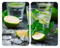 WENKO Herdabdeckplatten Mojito grün, 2 St.