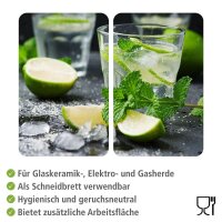 WENKO Herdabdeckplatten Mojito grün, 2 St.