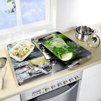 WENKO Herdabdeckplatten Mojito grün, 2 St.