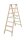 KRAUSE Stehleiter beidseitig Stabilo natur 2x 7 Stufen, H: 165,0 cm