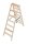 KRAUSE Stehleiter beidseitig Stabilo natur 2x 7 Stufen, H: 165,0 cm
