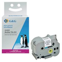 G&G Schriftband ersetzt Brother TZe-261 14975, 36 mm,...