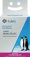 G&G Schriftband ersetzt Brother TZe-261 14975, 36 mm,...