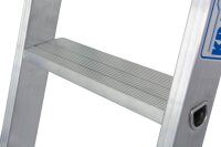 KRAUSE Anlegeleiter Stabilo silber 6 Stufen, H: 170,0 cm
