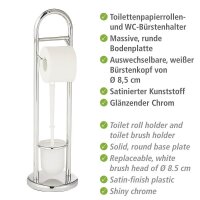 WENKO WC-Garnitur Siena chrom Metall, 1 St.