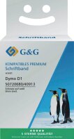 G&G Schriftband D1 ersetzt Dymo 40913/S0720680 15566,...