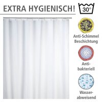 WENKO Duschvorhang weiß 180,0 x 200,0 cm