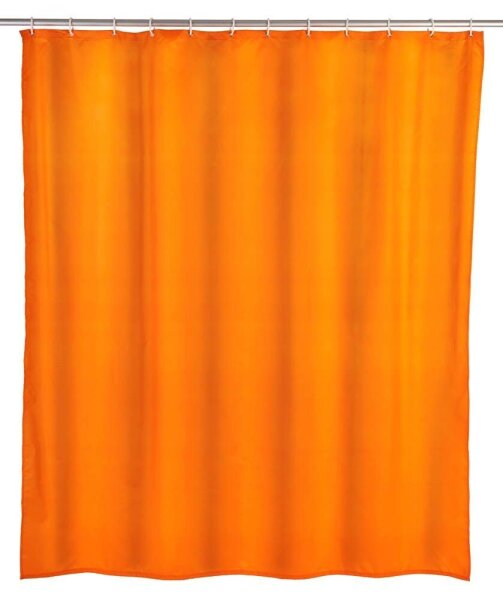 WENKO Duschvorhang orange 180,0 x 200,0 cm