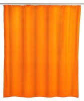 WENKO Duschvorhang orange 180,0 x 200,0 cm