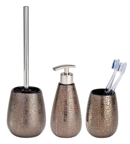 WENKO Badaccessoires-Set Marrakesh braun, 1 Set