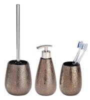 WENKO Badaccessoires-Set Marrakesh braun, 1 Set
