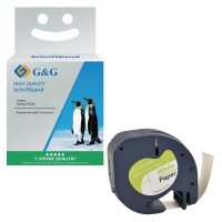 G&G Schriftband LetraTag 15575 ersetzt DYMO 91220 ,...
