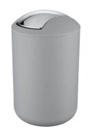 WENKO Kosmetikeimer 6,5 l grau, 1 St.