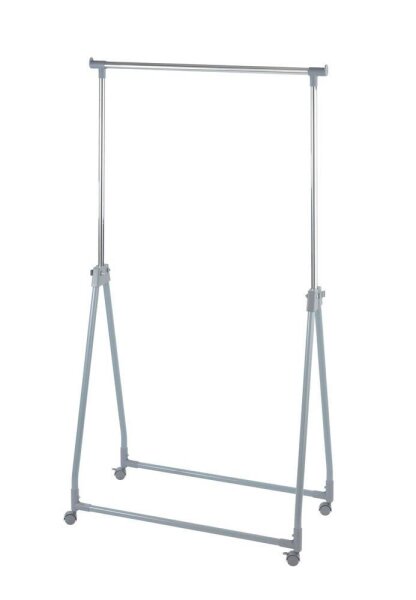 WENKO Kleiderständer silber Metall 88,0 x 100,0 - 168,0 cm, 1 St.