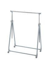WENKO Kleiderständer silber Metall 88,0 x 100,0 - 168,0 cm, 1 St.