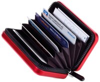 TROIKA® Kreditkartenetui KARTENKOFFER rot 7,0 x 10,5...