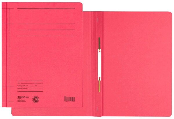 LEITZ Schnellhefter 3000 Karton rot DIN A4, 25 St.